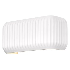 Plaster Routes 33cm Wit wandlamp Van Ledvance - Plaster Routes &auml;r en modern v&auml;gglampa gjord av gips.