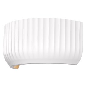Plaster Routes 30cm Wit wandlamp Van Ledvance - Plaster Routes &auml;r en modern v&auml;gglampa gjord av gips.