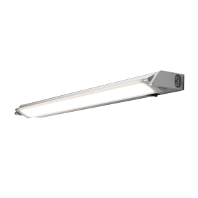 Led Turn 56cm Zilver Van Ledvance - Lampan skruvas fast antingen under sk&aring;pen eller p&aring; v&auml;ggen och kopplas in med medf&ouml;ljande sladd p&aring; 1,5m med stickkontakt.