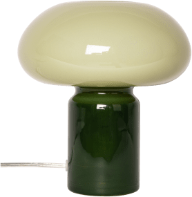 Glas 23cm Groente tafellamp Van Eja - Het zachte licht zorgt voor een aangename sfeer in de kamer en maakt de lamp een perfecte blikvanger op een bijzettafel, vensterbank of nachtkastje.