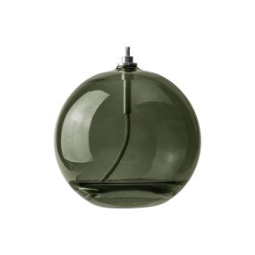 Olie Lamp Aura Groot Donkergroen Van Mette Ditmer - Perfekt p&aring; ett bord, en byr&aring; eller en f&ouml;nsterbr&auml;da.