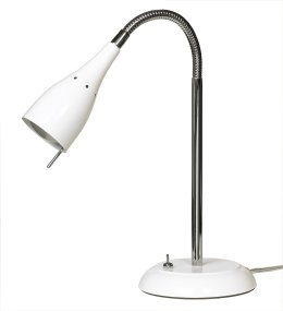 Tanum 40cm Wit bureaulamp Van Armaturhantverk - Dankzij het tijdloze design en de praktische aan/uit-schakelaar op de voet is deze lamp een uitstekende keuze voor zowel moderne als klassieke interieurs.