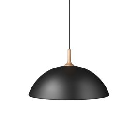 Bowl Ø60 Matzwart hanglamp Van Herstal - Med sin skandinaviska h&auml;rkomst skapar denna pendel en k&auml;nsla av rymd i ditt rum.