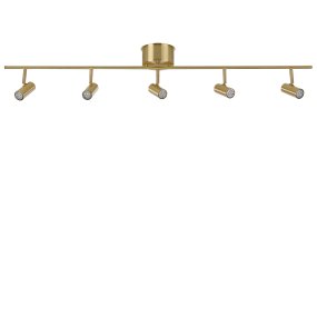 Cato 5 Gepolijst messing spot Van Belid - De Cato-rail is verkrijgbaar in verschillende varianten en kleuren.