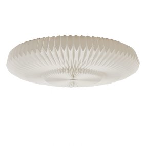 Belli Ø66 Wit plafondlamp Van CO Bankeryd - De lamp geeft een zacht, algemeen licht of een diffuse, sfeervolle gloed wanneer hij gedimd wordt.