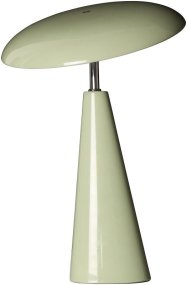 Audrey 33cm Lichtgroen Draagbare Van Eja - De geïntegreerde ledverlichting zorgt voor een aangenaam licht en de lamp is dimbaar, zodat u gemakkelijk de juiste sfeer in de kamer kunt creëren.