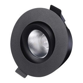 D-007 Downlight 2700K Zwart Van Designlight - De driver en aansluitdoos (meegeleverd) zijn ontworpen voor montage met 28-inch schroeven in combinatie met plafondtegels van 12-13 mm.