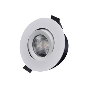 D-007 Downlight 2700K Wit Van Designlight - De driver en aansluitdoos (meegeleverd) zijn ontworpen voor montage met 28-inch schroeven in combinatie met plafondtegels van 12-13 mm.