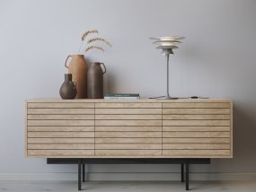 Da Vinci 50cm Oxidegrijs tafellamp Van Belid - Met een hoogte van 50 cm en een scherm met een diameter van 30 cm cre&euml;ert het een prachtig licht dat uw interieur verrijkt.