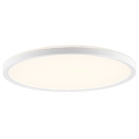 Avola Ø42 Wit plafondlamp Van Brilliant - Avola is een stijlvolle plafondlamp van wit kunststof met een eenvoudige en moderne uitstraling.