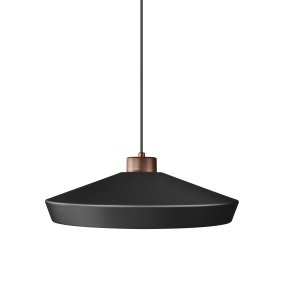 Edge Ø50 Zwart hanglamp Van Herstal - Met een diameter van 17 cm en een hoogte van 50 cm is dit een indrukwekkend detail in uw kamer.