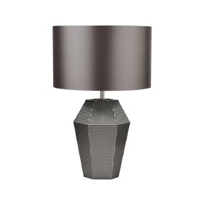 Lucy 36cm Chroom tafellamp Van Searchlight - Deze lamp is perfect voor in de woonkamer, slaapkamer of hal en past in alle soorten woningen.