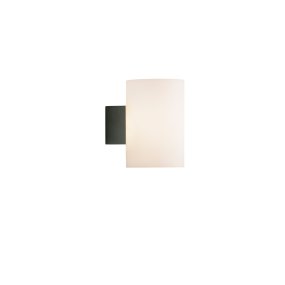 Evoke L Antraciet/opaal wandlamp Van Herstal - Den smarta konstruktionen med b&aring;de upp- och nerljus g&ouml;r den till ett utm&auml;rkt val f&ouml;r att belysa din hall, vardagsrum eller sovrum p&aring; ett subtilt men effektfullt s&auml;tt.