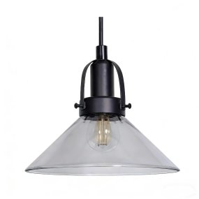 Mäster Ø20 Zwart/Rookkleurig raamlamp Van Lampan - De kap van rookglas zorgt voor een gelijkmatig en aangenaam licht, waardoor een uitnodigende sfeer in de kamer ontstaat.