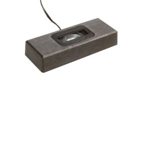 Lichtplaat 18cm Zwart Van Frilight - De lichtplaat wordt geleverd met een snoer van 2,2 m, een aan/uit-schakelaar en een stekker.