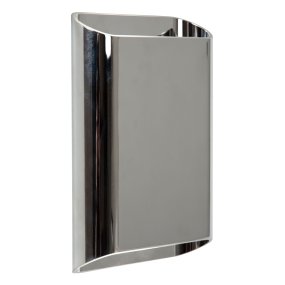 Atila II Chroom badkamerlamp Van Lucide - Atila is een stijlvolle badkamerwandlamp van aluminium met een chromen afwerking die een verfijnde en moderne uitstraling geeft.