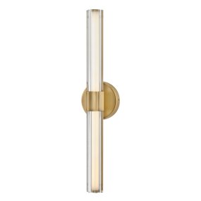 Georgette 60cm Messing badkamerlamp Van Elstead Lighting - Georgette is een elegante badkamerwandlamp met een decoratief en symmetrisch ontwerp.