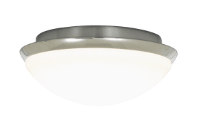Siracusa Ø25 Wit badkamerlamp Van Aneta Lighting - De lamp wordt met schroeven aan het plafond bevestigd en de stroomaansluiting is vast.