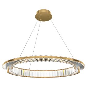 Krone Ø62 Messing hanglamp Van Maytoni - Met zijn royale diameter van 62 cm is hij een luxueuze blikvanger in huis en verspreidt hij een warm en sfeervol licht.