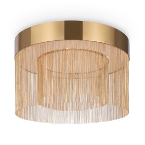 Imaginary Ø55 Goud plafondlamp Van Maytoni - Imaginary is een elegante plafondlamp van metaal met een luxe gouden afwerking en decoratieve kettingdetails die een zachte en exclusieve uitstraling cre&euml;ren.