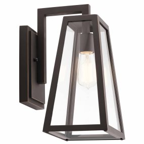 Delison Bronzen buitenlamp Van Elstead Lighting - De Delison wandlamp heeft een minimalistisch design dat perfect past bij een rustieke of moderne lodgestijl.