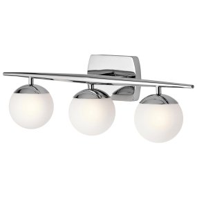 Jasper 62cm Gepolijst chroom badkamerlamp Van Elstead Lighting - Dankzij het stijlvolle design is de lamp zowel praktisch als decoratief in de badkamer.