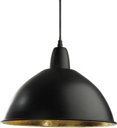 Classic Ø47 Zwart Van PR Home - 1,2 m zwart kunststof snoer met plafondkap voor ophanging aan de haak in dezelfde kleur als de lamp.