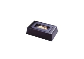 Lichtplaat 11cm Zwart Van Frilight - De lichtplaat wordt geleverd met een snoer van 2,2 m, een aan/uit-schakelaar en een stekker.