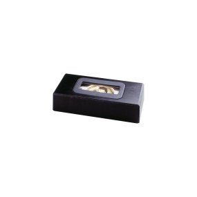 Lichtplaat 14cm Zwart Van Frilight - De lichtplaat wordt geleverd met een snoer van 2,2 m, een aan/uit-schakelaar en een stekker.