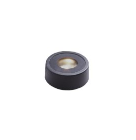 Lichtplaat Ø7 Zwart Van Frilight - De lichtplaat wordt geleverd met een snoer van 2,2 m, een aan/uit-schakelaar en een stekker.