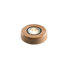 Lichtplaat Ø11 Eik Van Frilight - De lichtplaat wordt geleverd met een snoer van 2,2 m, een aan/uit-schakelaar en een stekker.