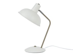 Hood 38cm Wit bureaulamp Van Leitmotiv - De lamp past perfect op een bureau of nachtkastje en is zowel een praktische lichtbron als een stijlvol interieurdetail.