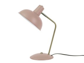 Hood 38cm Roze bureaulamp Van Leitmotiv - De lamp past perfect op een bureau of nachtkastje en is zowel een praktische lichtbron als een stijlvol interieurdetail.
