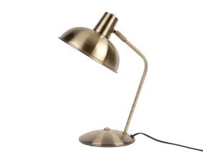 Hood 38cm Antiek messing bureaulamp Van Leitmotiv - De lamp past perfect op een bureau of nachtkastje en is zowel een praktische lichtbron als een stijlvol interieurdetail.