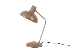 Hood 38cm Bruin bureaulamp Van Leitmotiv - De lamp past perfect op een bureau of nachtkastje en is zowel een praktische lichtbron als een stijlvol interieurdetail.