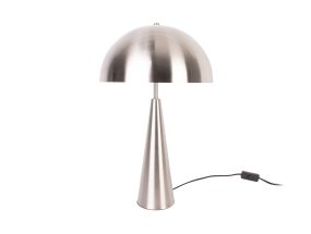 Sublime 50cm Geborsteld staal Van Leitmotiv - De kap zorgt voor een niet-verblindend licht en verspreidt het licht aangenaam naar beneden, waardoor de lamp perfect is als sfeerverlichting in de woonkamer.
