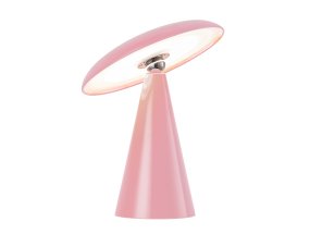 Phoebe LED 26cm Roze Draagbare Van Leitmotiv - De lamp is in 3 stappen dimbaar via de aanraakknop op het scherm en geeft tot 8 uur licht na een volledige lading.