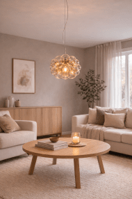 Lustro Ø40 Amber hanglamp Van By Rydéns - Het moderne design van de lamp maakt het een stijlvolle blikvanger boven de eettafel, in de woonkamer of in een ruime hal.