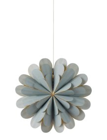 Marigold Ø45 Grijs Van Markslöjd - Goudsbloem zorgt voor een subtiel, harmonieus licht dat de kamer opfleurt en een ontspannen en stijlvolle sfeer cre&euml;ert tijdens Kerstmis.