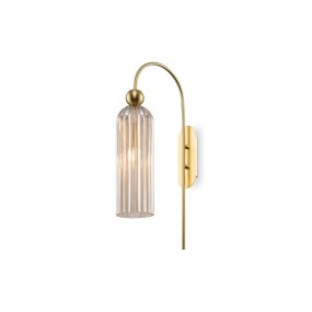 Antic 55cm Goud wandlamp Van Maytoni - Dankzij de verfijnde boogvorm en unieke kleurencombinatie is dit de perfecte keuze voor iedereen die een tijdloze en elegante sfeer aan zijn huis wil toevoegen.