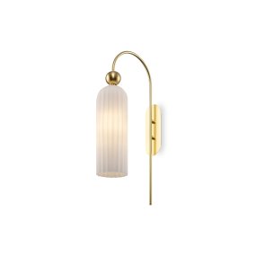 Antic 54cm Wit wandlamp Van Maytoni - Dankzij de verfijnde boogvorm en unieke kleurencombinatie is dit de perfecte keuze voor iedereen die een tijdloze en elegante sfeer aan zijn huis wil toevoegen.