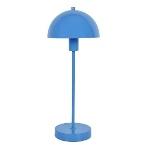 Vienda 48cm Blauw tafellamp Van Herstal - De Vienda tafellamp heeft een klassiek en elegant design, waardoor de lamp jarenlang in huis gebruikt kan worden.