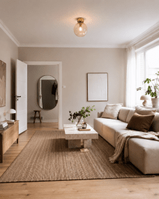 Globi Ø25 Geborsteld messing/amber plafondlamp Van Nordic Lighting - De lamp is gemaakt van metaal met een exclusieve geborstelde messing afwerking en wordt ge complemented door een royale amberkleurige glazen kap die een zachte, aangename gloed cre&euml;ert.