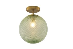 Korridor Ø25 Groente plafondlamp Van Lampan - Korridor past net zo goed in de hal en slaapkamer als in de woonkamer en is zelfs in de uitstand een decoratief element.