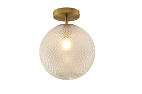 Korridor Ø25 Transparant plafondlamp Van Lampan - Korridor past net zo goed in de hal en slaapkamer als in de woonkamer en is zelfs in de uitstand een decoratief element.