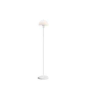 Vienda Wit vloerlamp Van Herstal - Met een hoogte van 125 cm en een diameter van 20 cm is hij ideaal voor het verlichten en decoreren van uw ruimte.