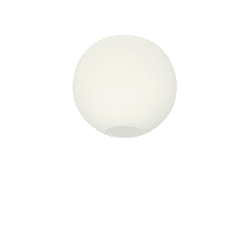 Glob Ø26 Opaal plafondlamp Van Belid - De elegante plafondlamp oogt sierlijk en zorgt voor harmonieus licht in de kamer.