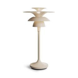 Picasso 35cm Noga tafellamp Van Belid - De tafellamp heeft sobere, felle kleuren die goed te combineren zijn met een klassiek Scandinavisch interieur.