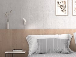 Cato Mat wit leeslamp Van Belid - Cato geeft het licht uit Varberg al tientallen jaren een plekje in het Scandinavische thuisland.