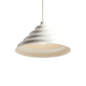 Wave Ø30 Crèmewit hanglamp Van Artera - Wave is een moderne hanglamp met een retrodesign, waardoor het een veelzijdige lamp is die in elk huis past.